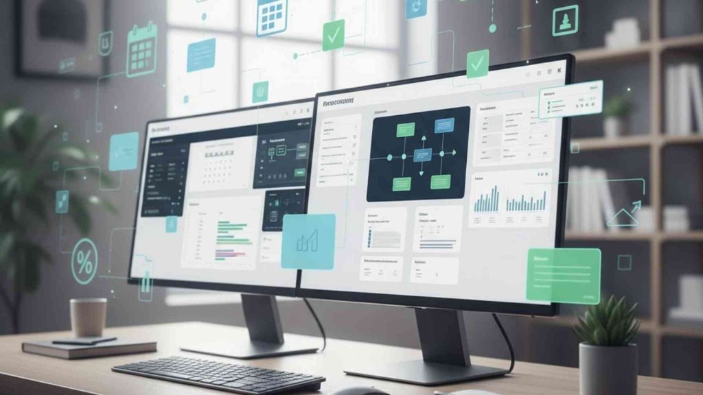 Freelance business automation and productivity tools dashboard 2025