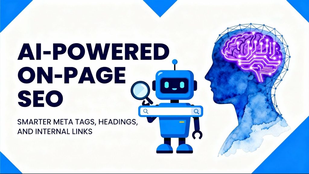 AI-Powered On-Page SEO : Optimize content for search rankings